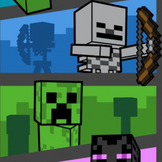 Dětská osuška Minecraft Adventure