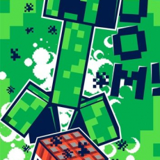 Dětská osuška Minecraft BOOM