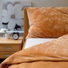 Povlečení MIKROFLANEL UNI č.76 medová