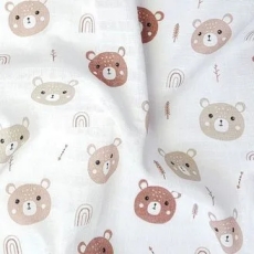 Plena tisk 70x70 méďa se šípy