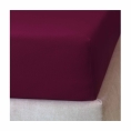 Prostěradlo jersey č.28 vínová