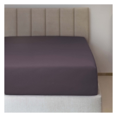 Prostěradlo jersey č.65 fialovo hnědá