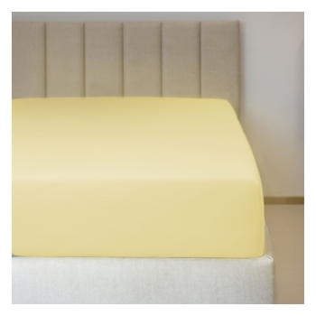 Jersey prostěradlo č.4 sv.žlutá LYCRA