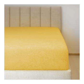 Froté prostěradlo č.55 žlutá