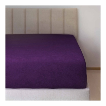 Metráž froté č.43 tm.fialová