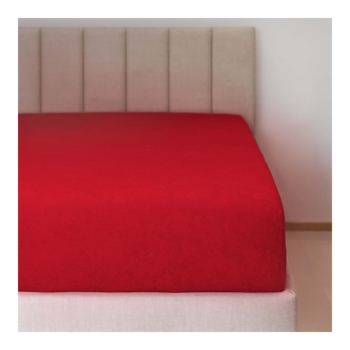 Prostěradlo froté č.26 červená