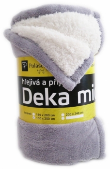 Deka beránek šedá č. 31