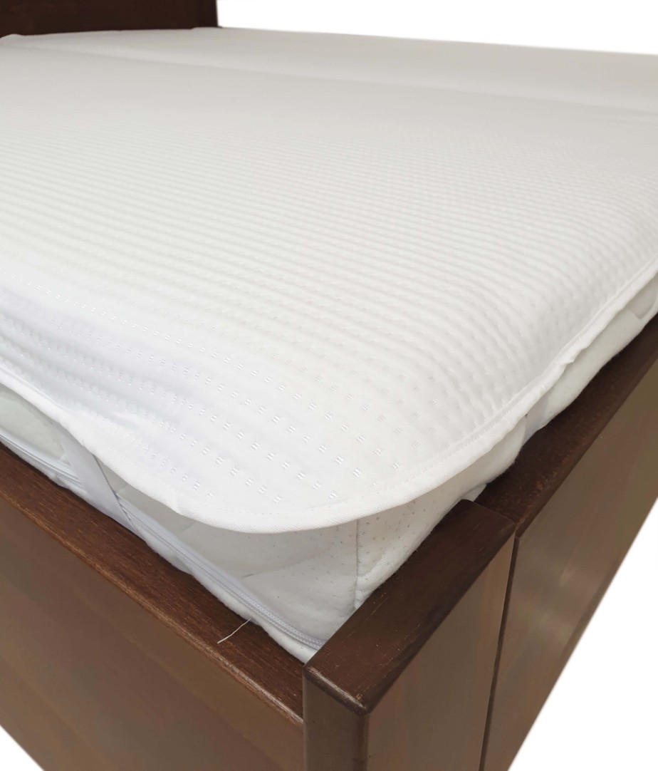 Polášek PU chránič prošívaný kostka 180x200 40% bavlna + 60% polyester