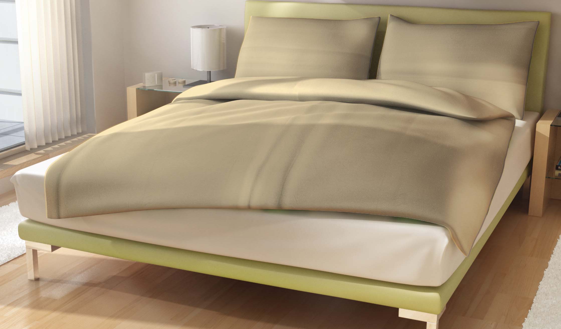 Polášek Holešov Povlečení MICRO UNI č.57 bílá káva 100% polyester Béžová 200x220 1x 70x90 2x