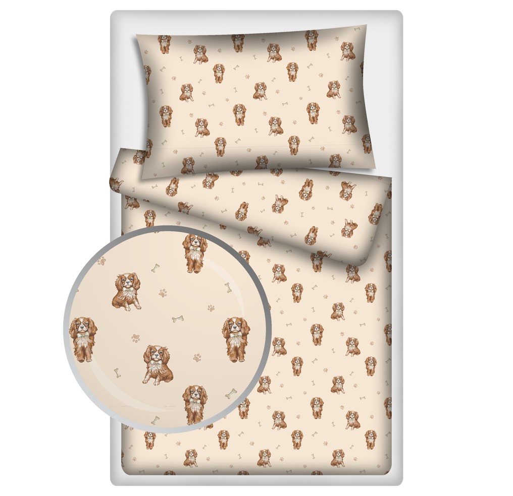 Povlečení bavlna pejsek