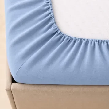 Prostěradlo bavlněné LUX do gumy č.4 - modré